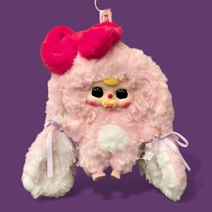 Baby Three Bunny Return Plush Pendant